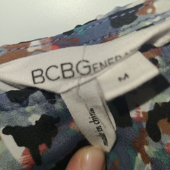 BCBGeneration Print Polyester Top  - Picture 3 of 5
